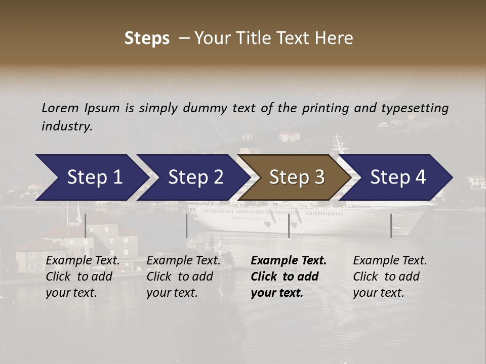 Vacation Leisure Luxury PowerPoint Template