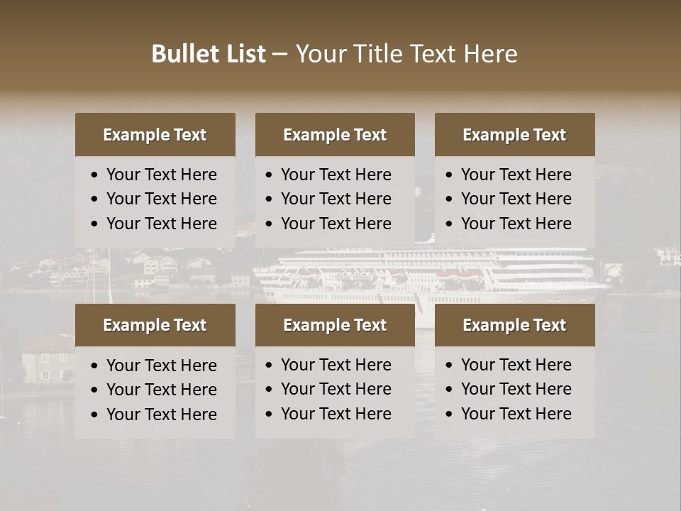Vacation Leisure Luxury PowerPoint Template