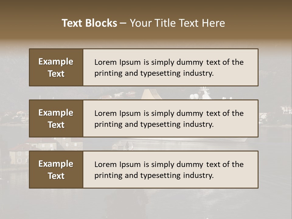 Vacation Leisure Luxury PowerPoint Template