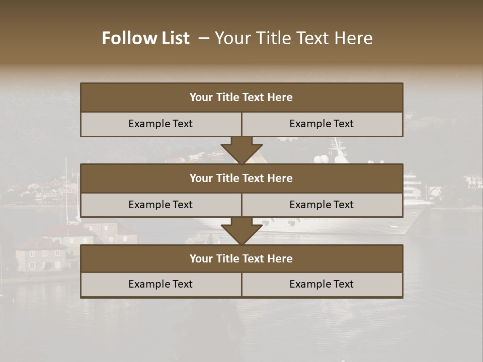 Vacation Leisure Luxury PowerPoint Template