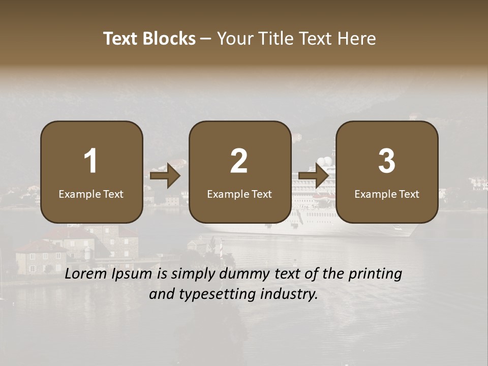 Vacation Leisure Luxury PowerPoint Template