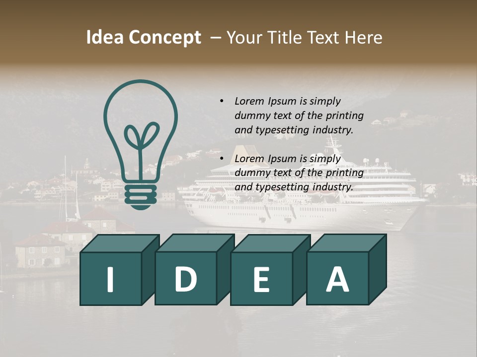 Vacation Leisure Luxury PowerPoint Template