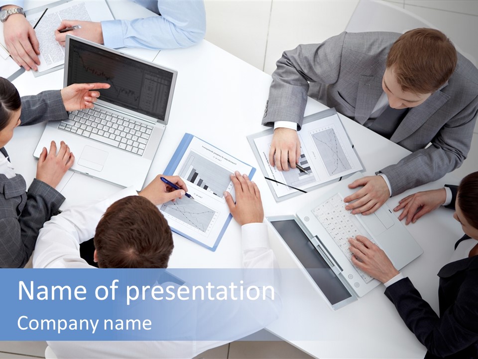 Company Male Consulting PowerPoint Template