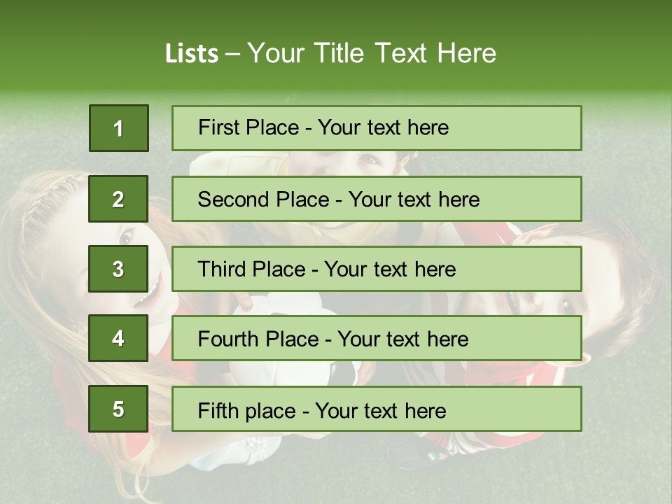 Summer Positive Hobby PowerPoint Template