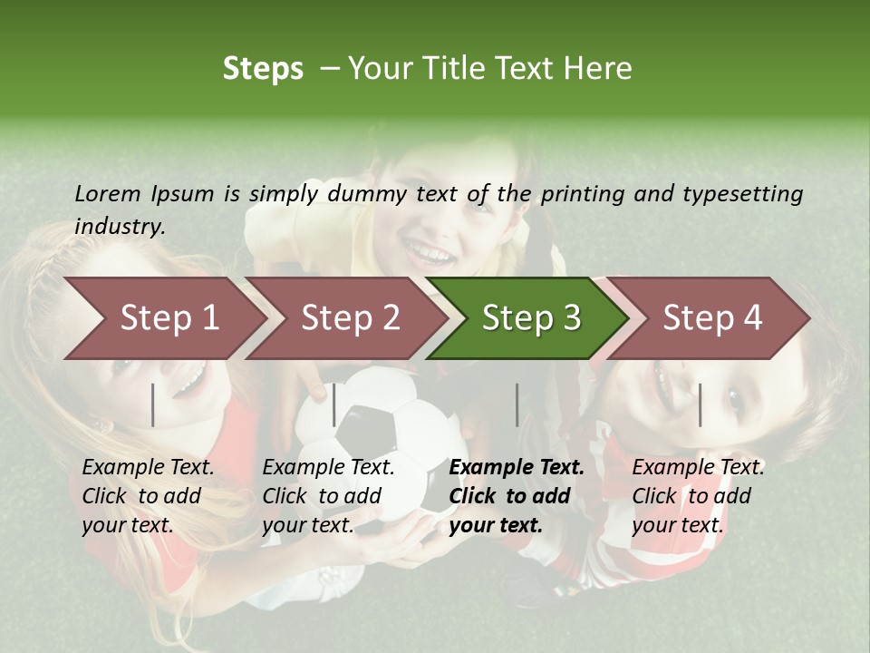 Summer Positive Hobby PowerPoint Template