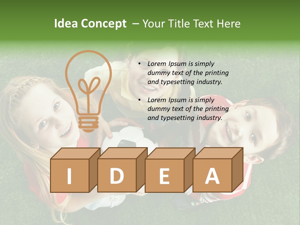 Summer Positive Hobby PowerPoint Template