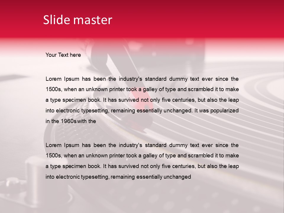 Single Technology White PowerPoint Template