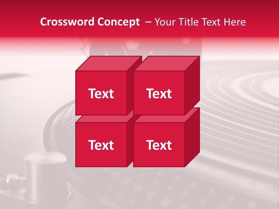 Single Technology White PowerPoint Template