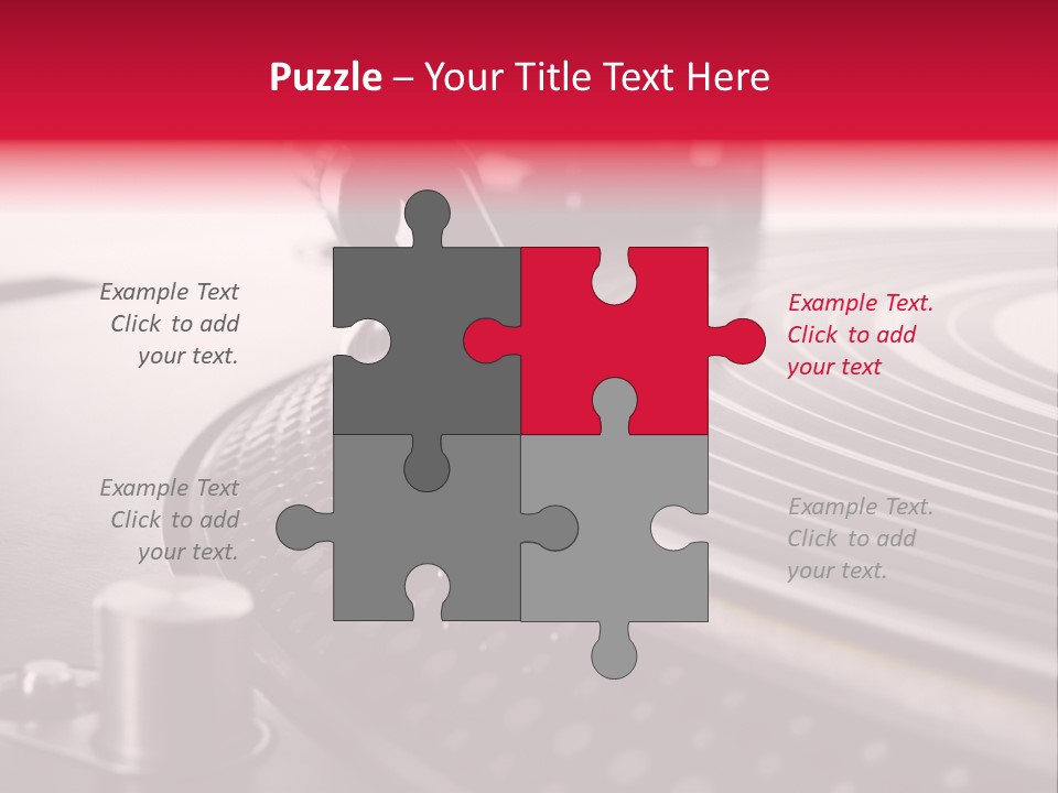 Single Technology White PowerPoint Template