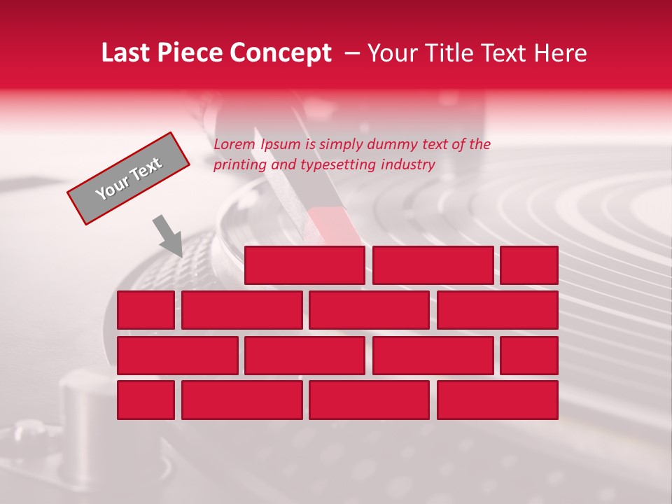 Single Technology White PowerPoint Template