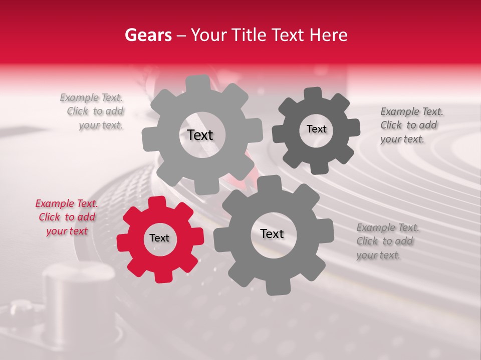 Single Technology White PowerPoint Template