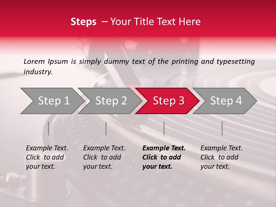 Single Technology White PowerPoint Template