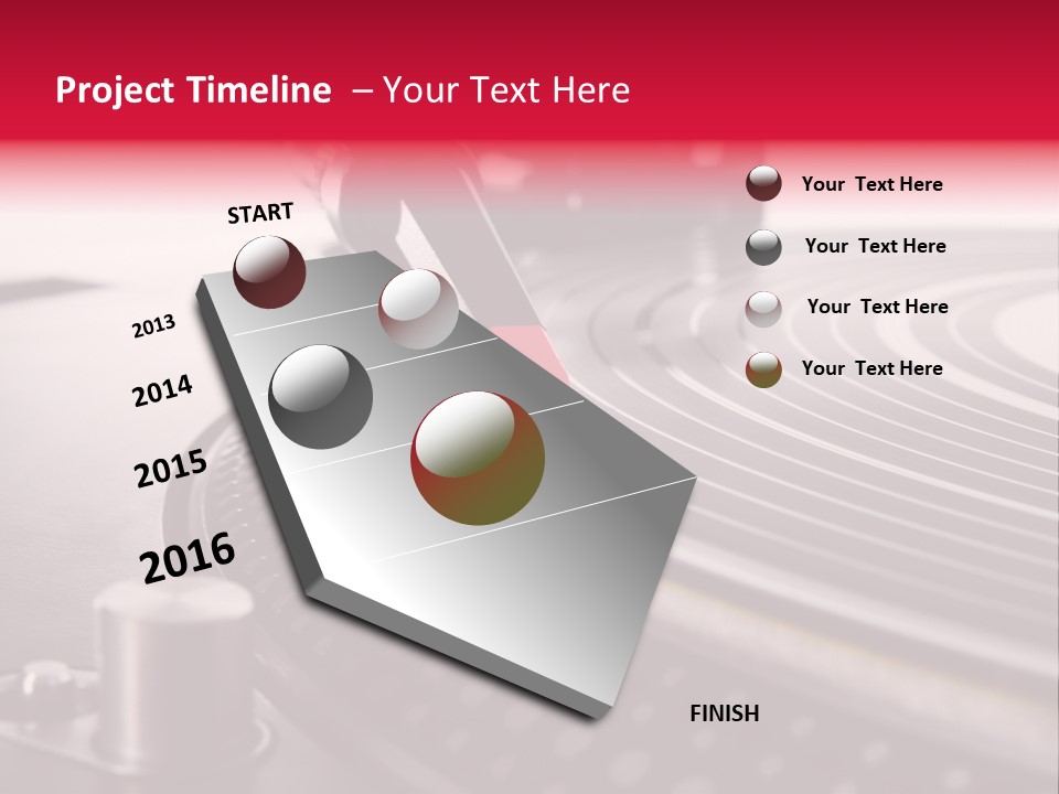 Single Technology White PowerPoint Template