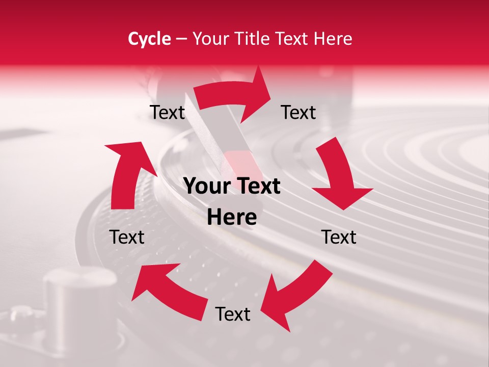 Single Technology White PowerPoint Template
