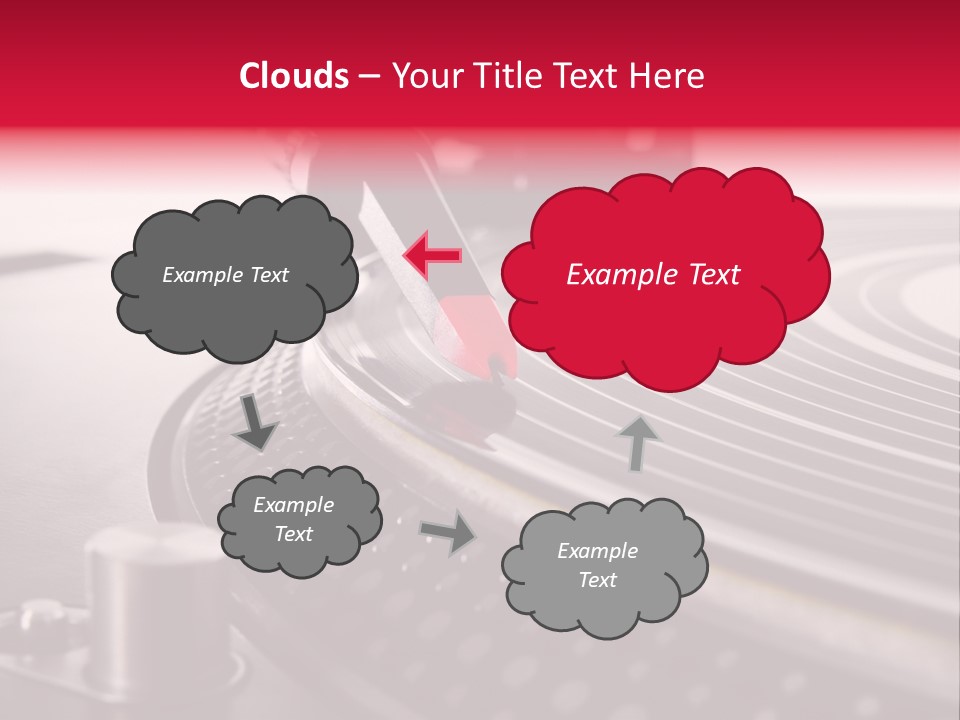 Single Technology White PowerPoint Template