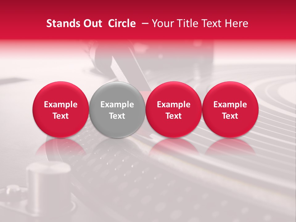 Single Technology White PowerPoint Template