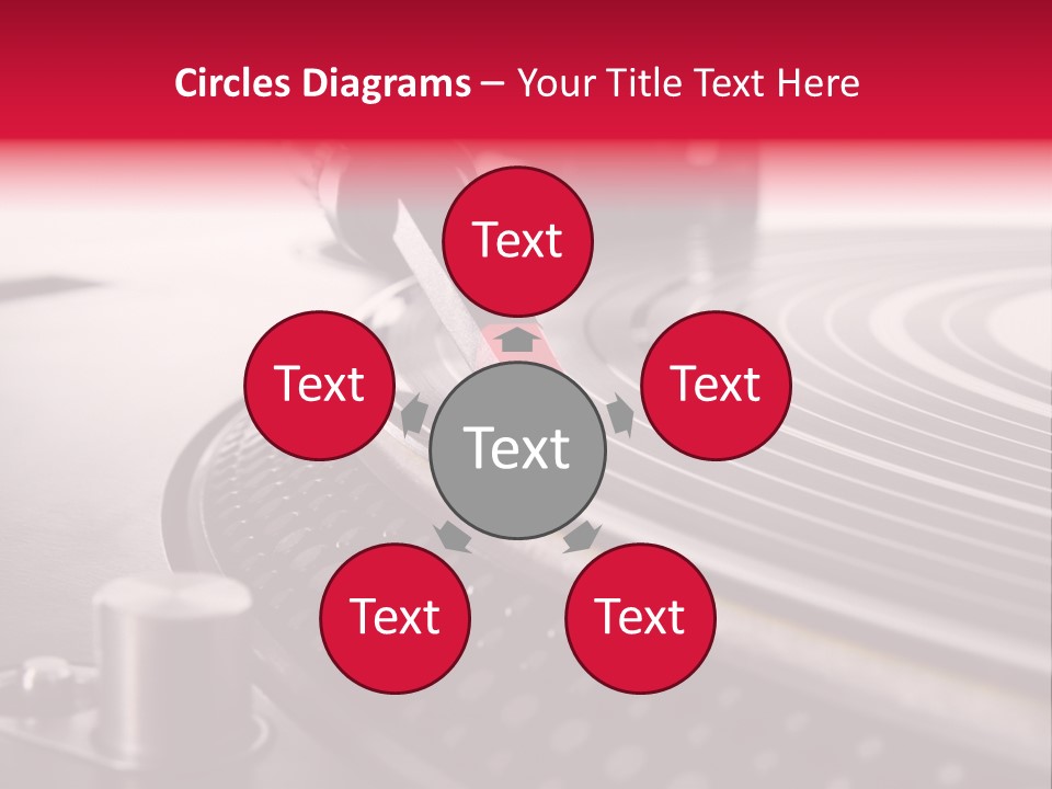 Single Technology White PowerPoint Template