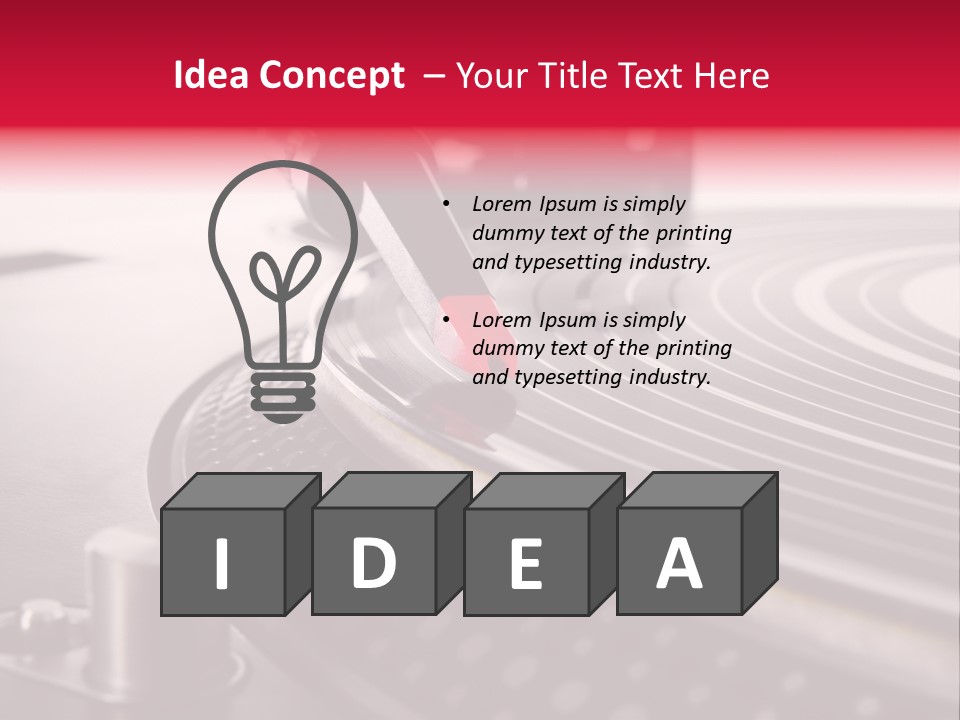 Single Technology White PowerPoint Template