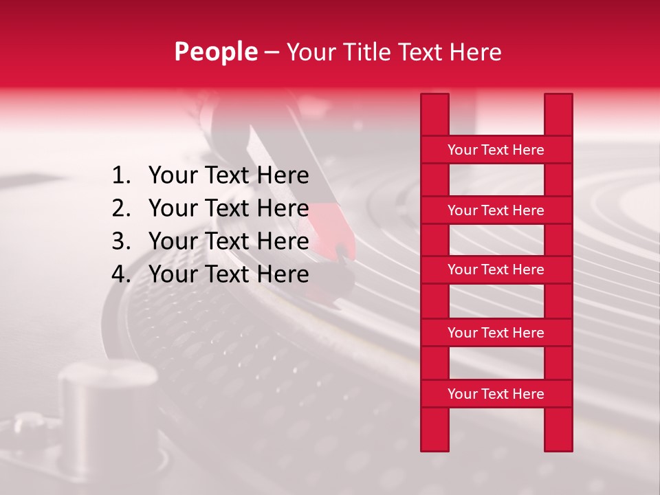 Single Technology White PowerPoint Template