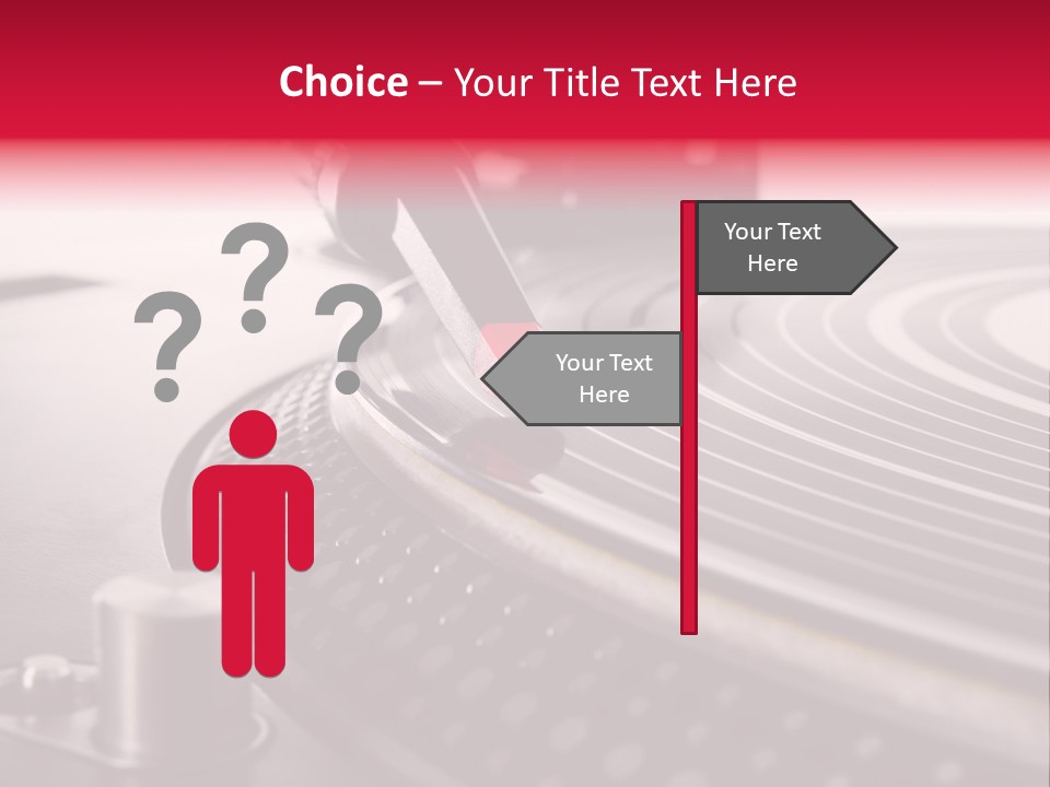 Single Technology White PowerPoint Template