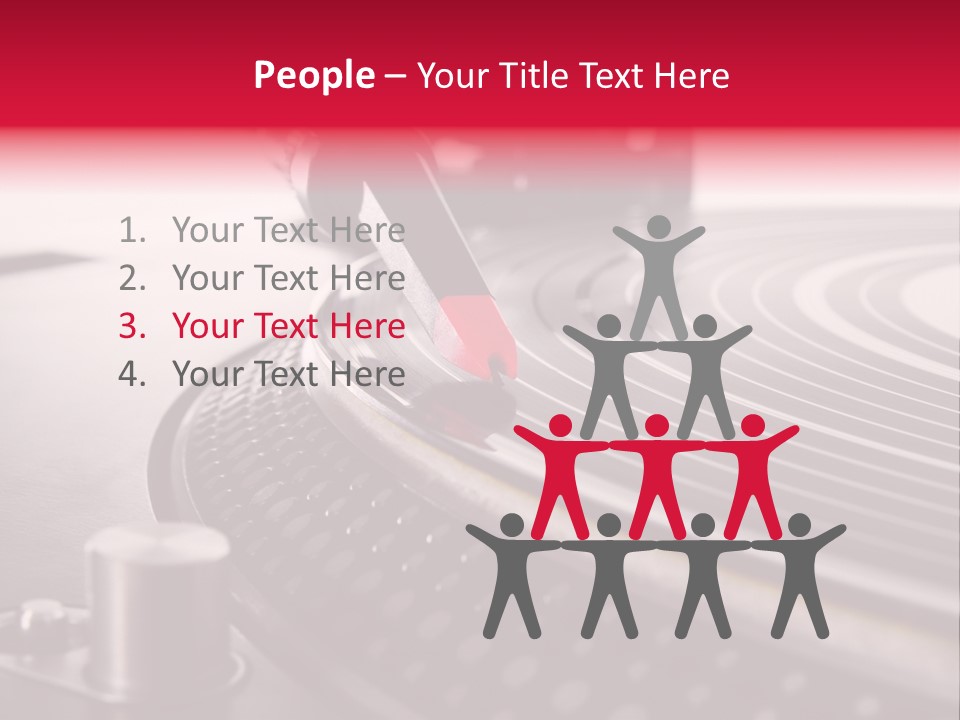 Single Technology White PowerPoint Template