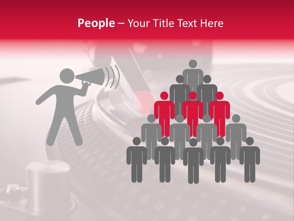 Single Technology White PowerPoint Template