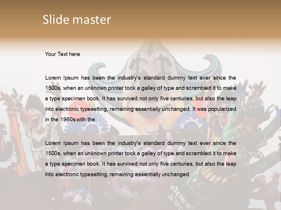 Cars Clown Holiday PowerPoint Template