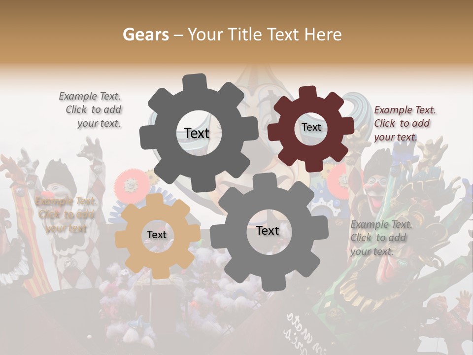 Cars Clown Holiday PowerPoint Template