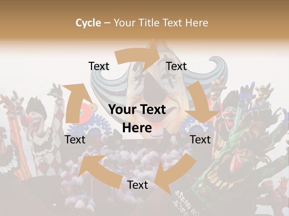 Cars Clown Holiday PowerPoint Template