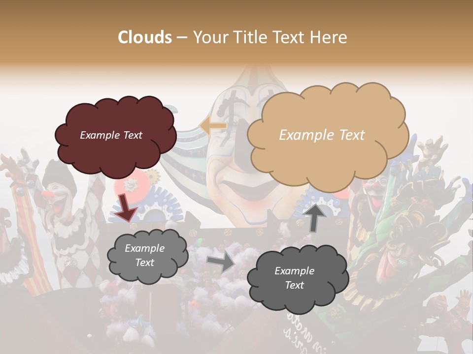 Cars Clown Holiday PowerPoint Template