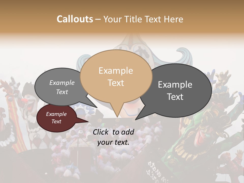 Cars Clown Holiday PowerPoint Template