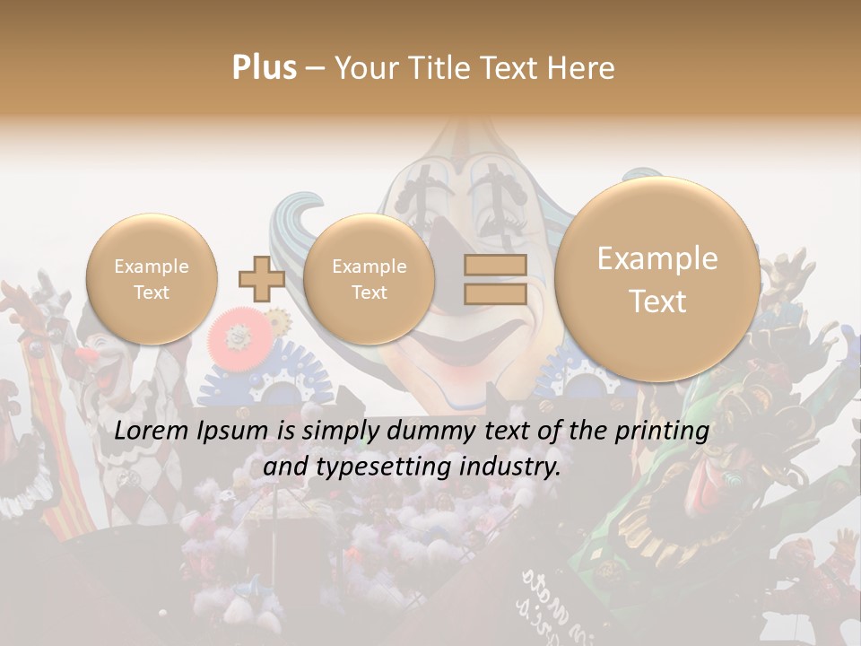 Cars Clown Holiday PowerPoint Template