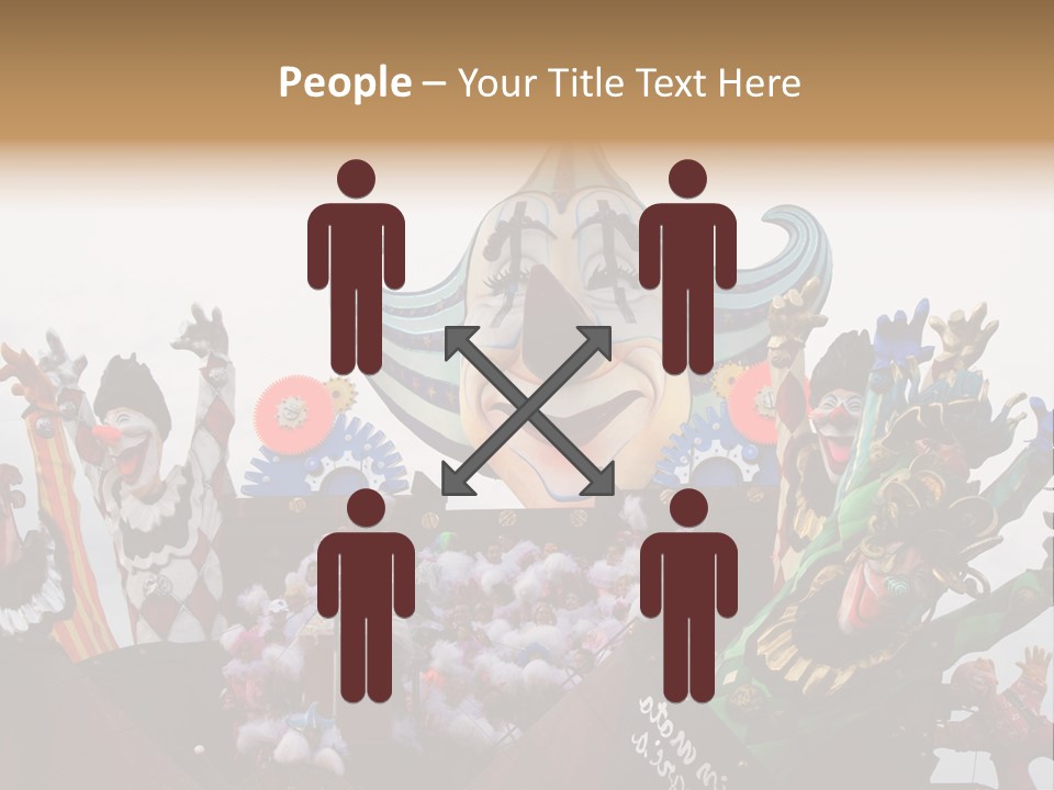 Cars Clown Holiday PowerPoint Template