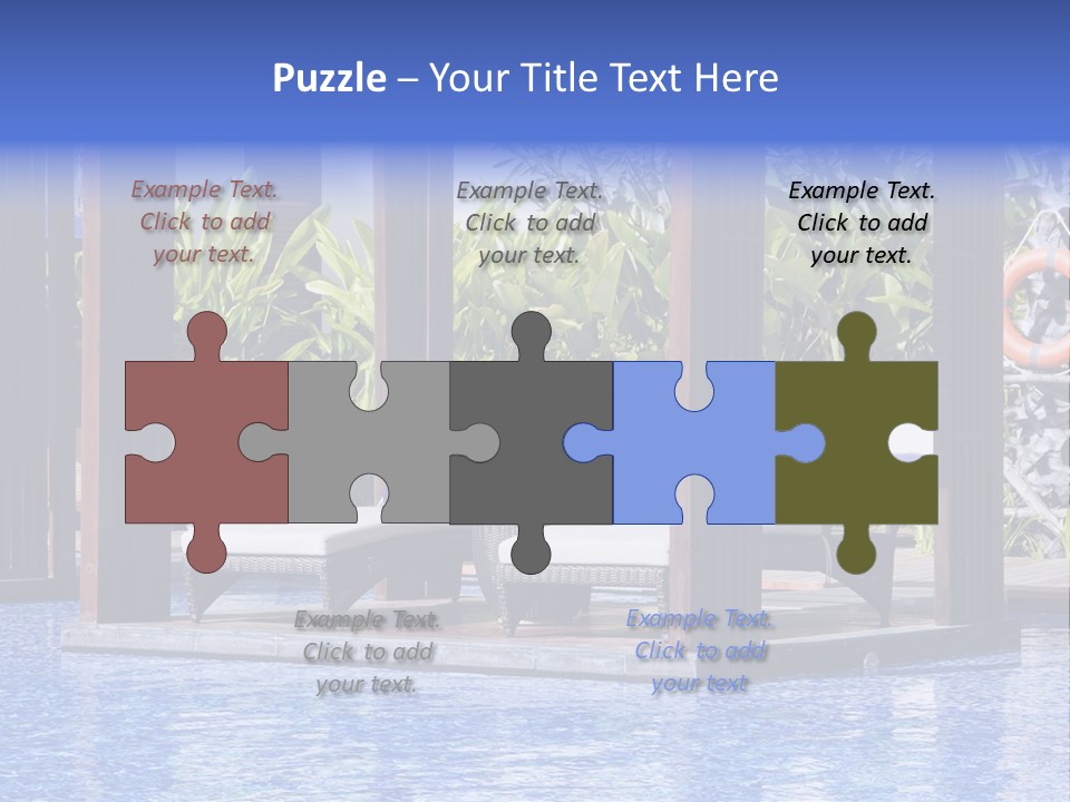 Vacation Paradise Property PowerPoint Template