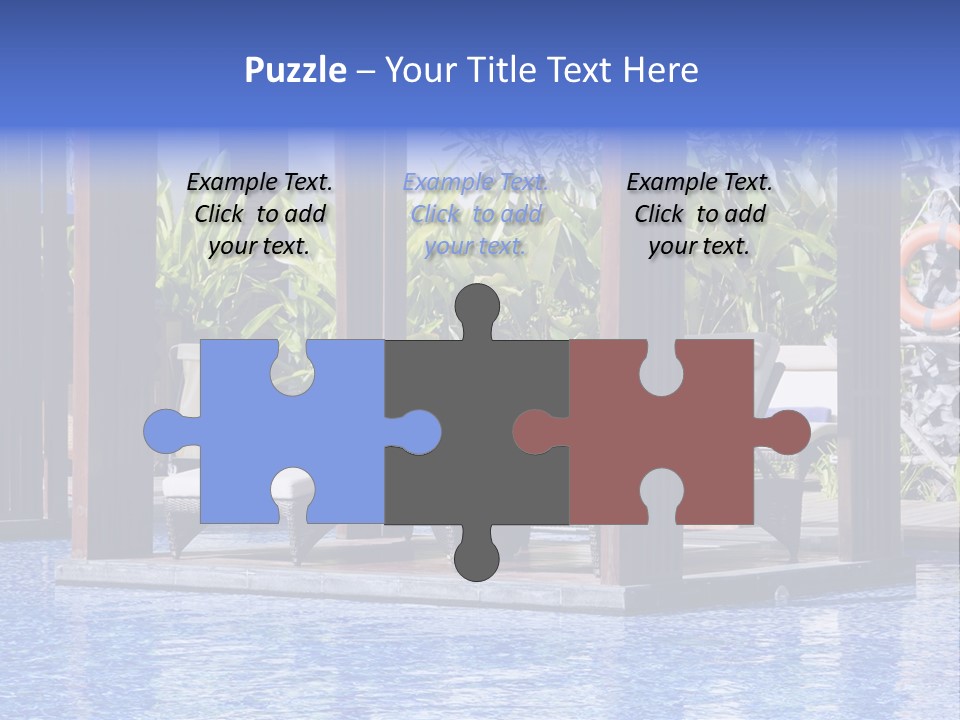 Vacation Paradise Property PowerPoint Template