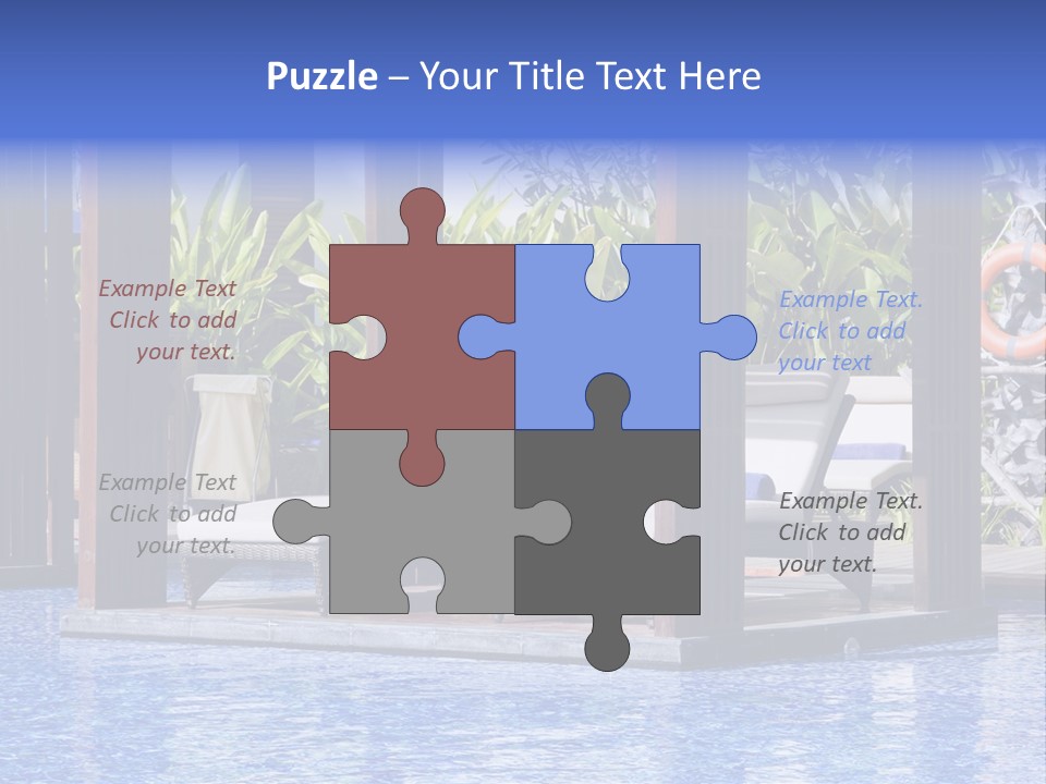 Vacation Paradise Property PowerPoint Template