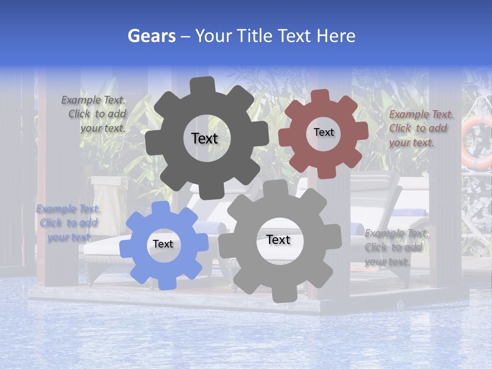 Vacation Paradise Property PowerPoint Template