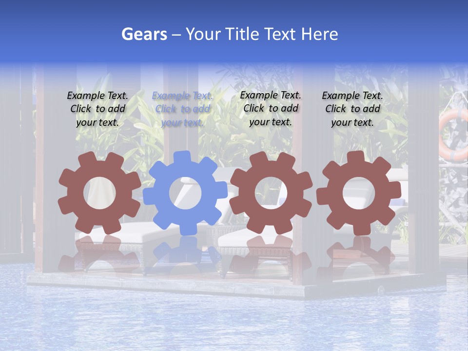 Vacation Paradise Property PowerPoint Template