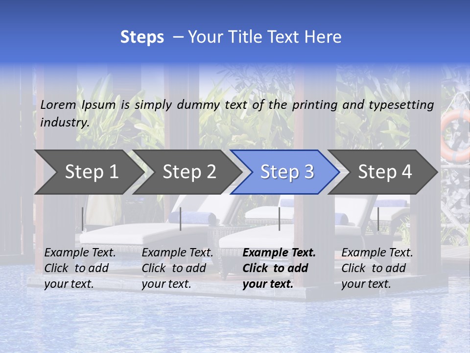 Vacation Paradise Property PowerPoint Template