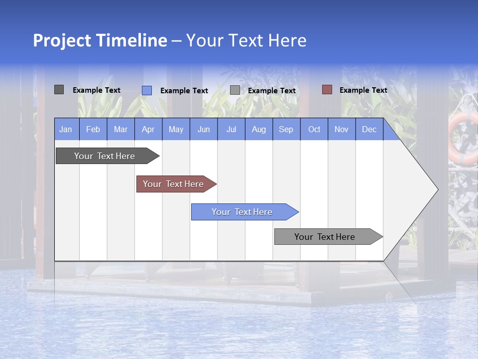 Vacation Paradise Property PowerPoint Template