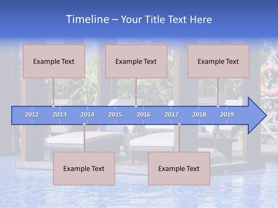 Vacation Paradise Property PowerPoint Template