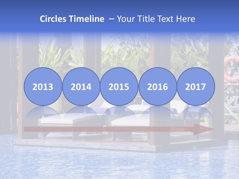 Vacation Paradise Property PowerPoint Template