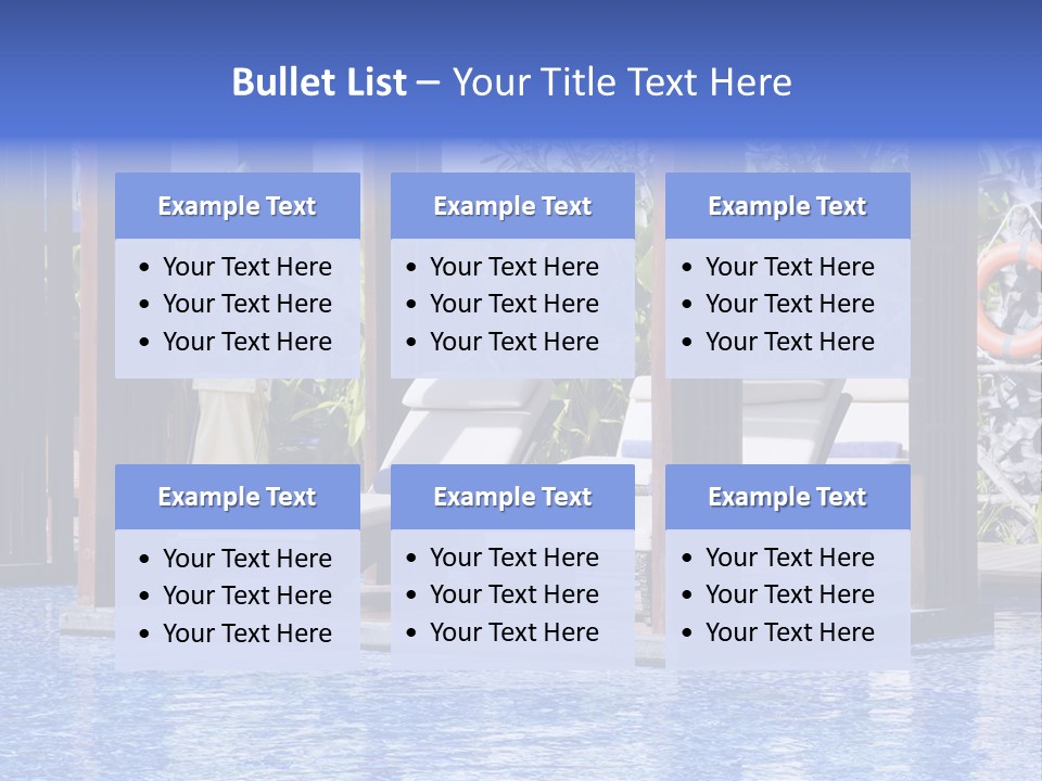 Vacation Paradise Property PowerPoint Template