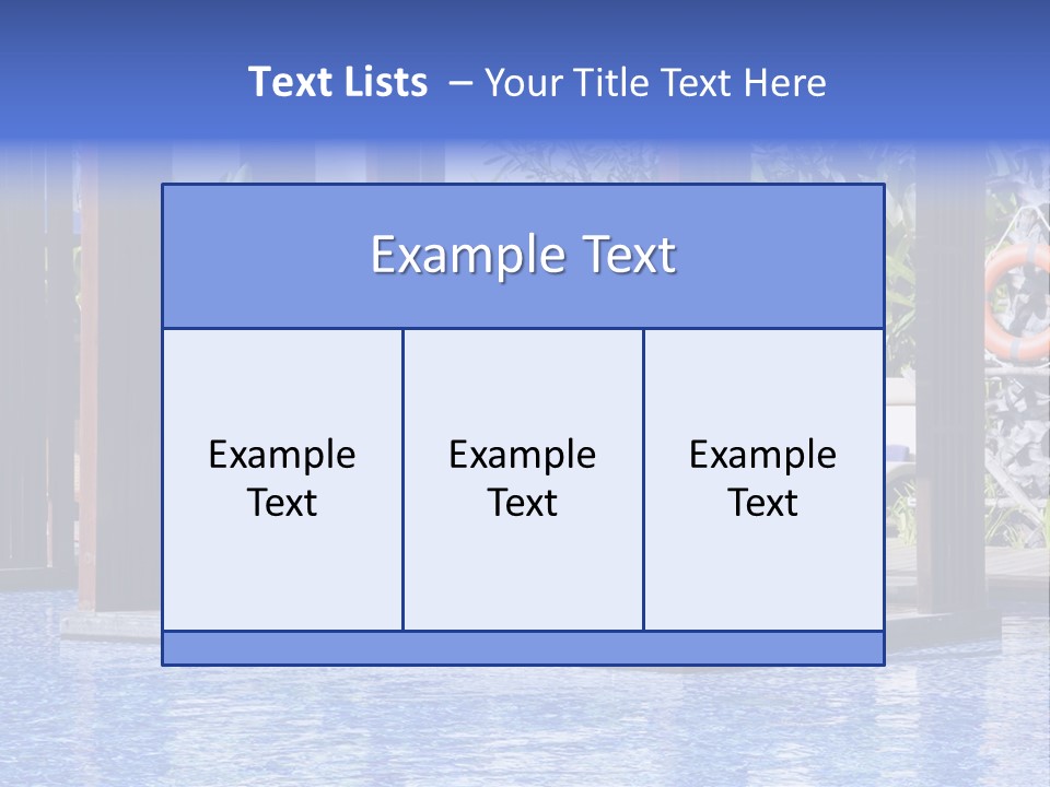 Vacation Paradise Property PowerPoint Template