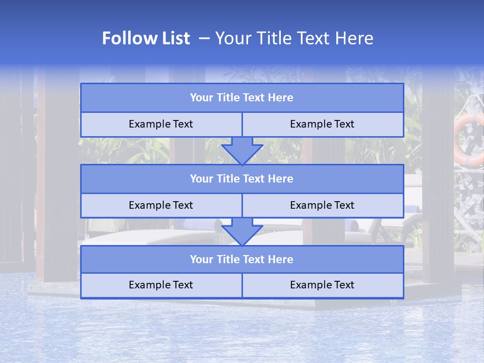 Vacation Paradise Property PowerPoint Template
