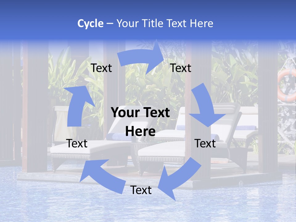 Vacation Paradise Property PowerPoint Template