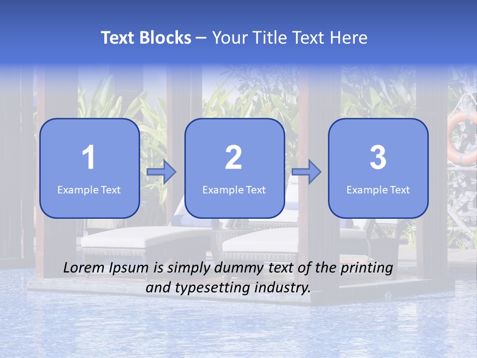 Vacation Paradise Property PowerPoint Template