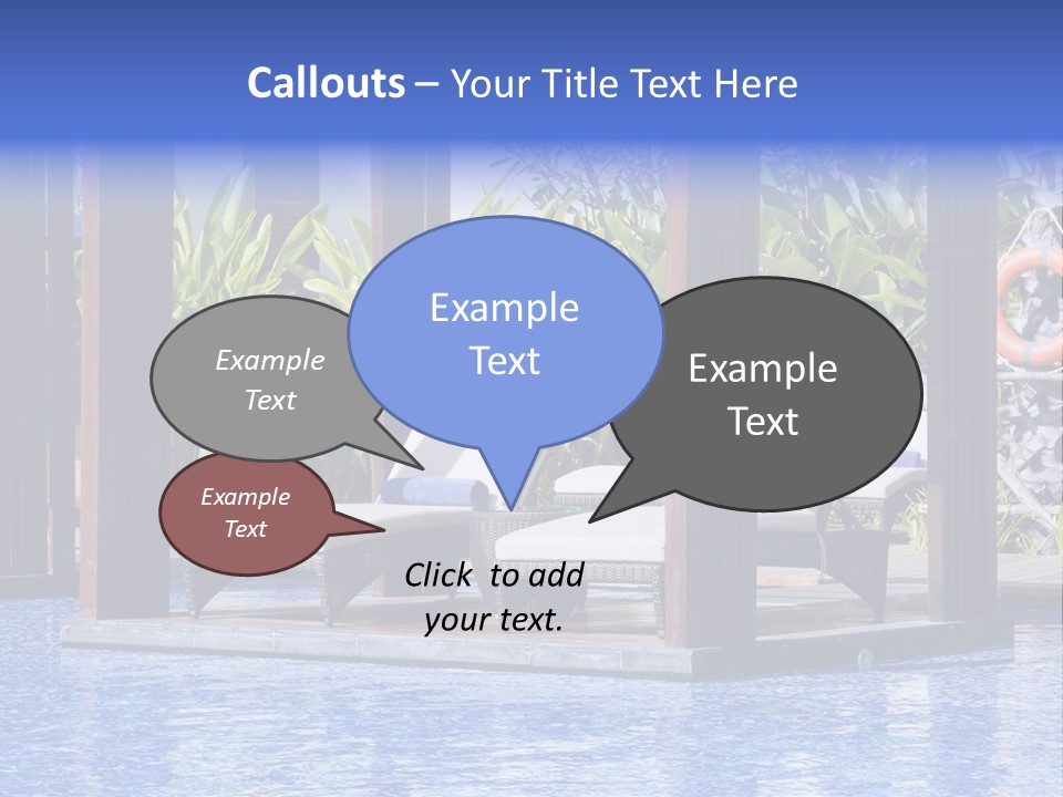Vacation Paradise Property PowerPoint Template