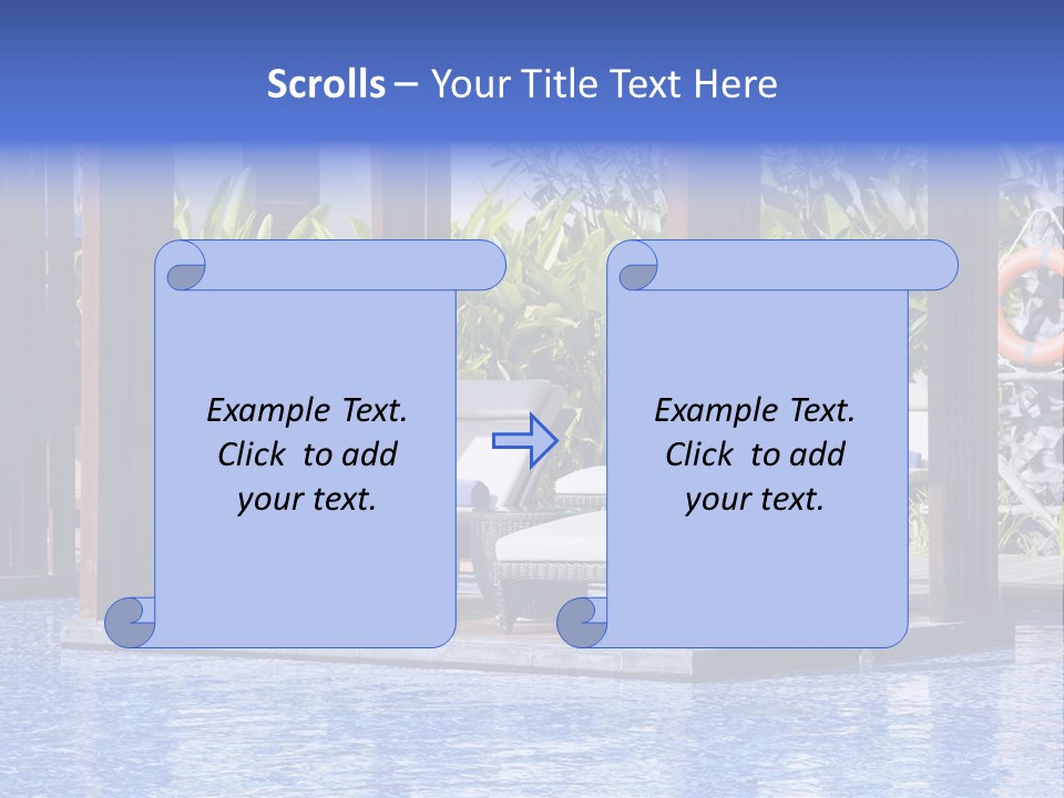 Vacation Paradise Property PowerPoint Template