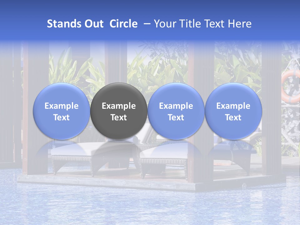 Vacation Paradise Property PowerPoint Template